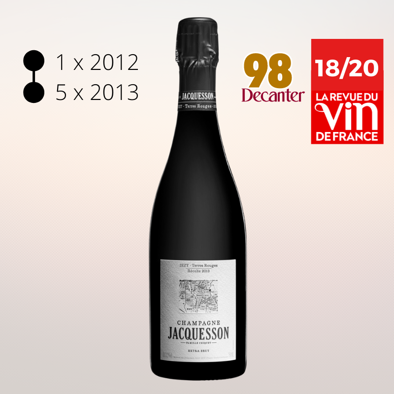 Champagne Jacquesson - Dizy Terres Rouges Blanc de Noirs Extra-Brut - Caisse Spéciale 2012 & 2013